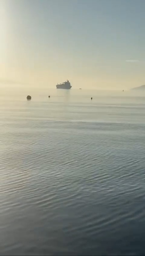Kumla açıklarındaki gemiden amonyak kokusu yayıldığı iddiası
