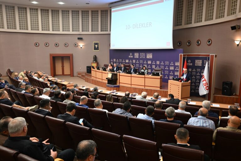 BTSO Ağustos Ayı Meclis Toplantısı Gerçekleştirildi