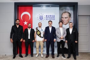 Başkan Vekili Biba’dan dünya şampiyonu güreşçiye tebrik
