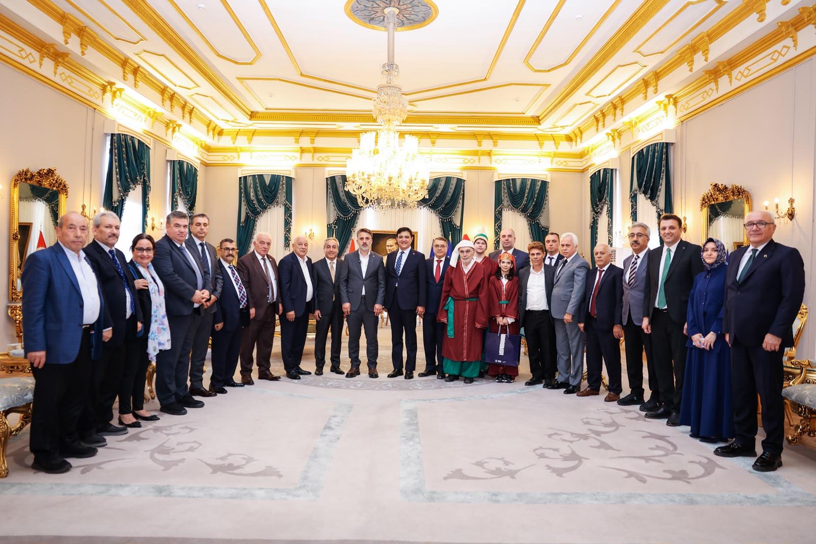 Başkan Vekili Biba ahileri ağırladı